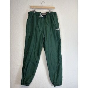 Vintage Puma‎ Circuit Y2K Baggy Zipper Leg Green Pants With Tag Mens XL New